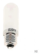 2x Jdd Typ 250w 220-240v E27 Frostad Halogenlampa Modellampa Rör