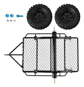 DIY Metall Släpvagnstratt för D90 SCX10 TRX4 1/10 Skala RC Crawler Bil