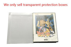 Transparent Förvaringslåda för Spelkollektion för S-n-k Hemkonsol för Neo-geo Aes Plastfodral PET-skydd Displaylåda