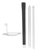 3-delad hopfällbar golfputterklubba, bärbar aluminiumlegering, högerhänt putter, golftillbehör