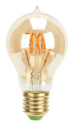 A60 E27 LED-lampa Antik 4W Dimbar Filamentlampa Kafédekoration 220V Varmt Guld Ljus