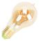 A60 E27 LED-lampa Antik 4W Dimbar Filamentlampa Kafédekoration 220V Varmt Guld Ljus