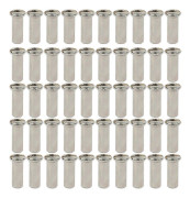 50 st/förpackning Cykel Vägcyklar Nippel 12G 13G 14G Ultralätt Höghållfast Svart Silver Eker Nippel Cykel Ekerhatt 50st 14G silver 16mm[D] 50pc 13G silver 13mm