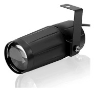 Scenbelysning, LED-projektionslampa Vit Färg LED 3W Pinspot Projektionslampa med Unikt Stativ för DJ Disco Danshallar KTV