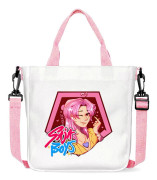 Saja Boys Witch-Hunting Girl Group Tryckt Canvasväska Mode Axelväska Casual Handväska Crossbody Väska - 12
