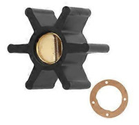 Råvattenpump Impeller 500121GX 6 Blad Marin Instrument Impeller för Johnson F35B Serie Pumpar ( )