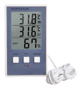Digital utomhushygrometer väderstation elektronisk sensor babyrumstemperatur