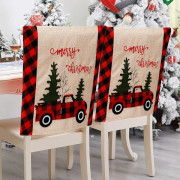 2 Christmas Chair Covers - Christmas Decoration - for Dining Room,