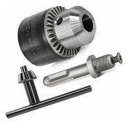 SDS-Plus Adapter Borrchuck 1,5-13 mm 1/2-20 UNF med och skiftnyckel