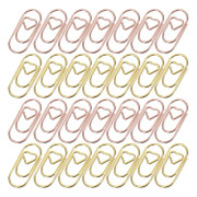 300 stycken - gem - hjärtformade gem - kontorsmaterial - skolmaterial - mini dekorativa metallgem - 2*0,9 cm