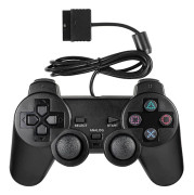 Trådbunden Gamepad, Kompatibel med PS2 Controller Joystick, Vibrationschock USB för Playstation 2 PC