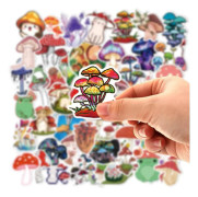 50 st Svampklistermärken, Vattentäta Vinylklistermärken för Laptop, Vattenflaskor, Skateboard, Bagage, Dator, Telefon, Gitarr, Scrapbook, DIY Hantverk,