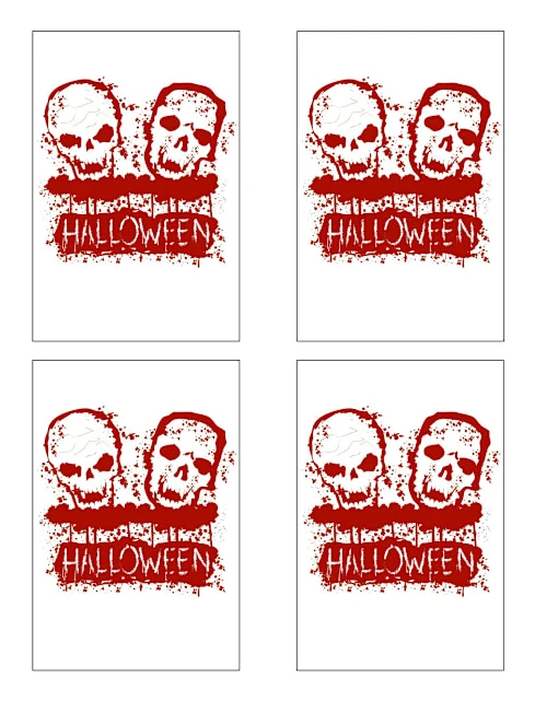 4 st Halloween Skräck Dödskalle Väggdekaler Vardagsrum Glas Fönsterdekaler Festrum Layout Vattentäta Dekaler