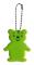 Säker Reflekterande Nyckelring För Väska Ryggsäck Hänge Björn Ornament Reflektorer För Vuxna Barn Nattsäkerhet silver vit fluorescent yellow