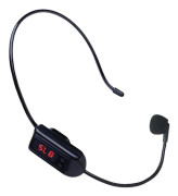 Trådlös mikrofon, huvudmonterad, hög känslighet, portabel FM-sändare, headset megafon radiomikrofon för reseledare db