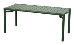 Cane-line, Bliss soffbord/bänk Dark green, aluminium