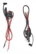 2 st Motorcykel Batteriladdare Laddningskabel Snabbkopplingsplugg för 12V Ringterminal Säkring