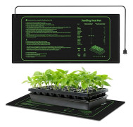 Plantvärmematta 25x52,5cm Vattentät Varm Hydroponisk Växthus Groddning Inomhus Trädgårdsskötsel Fröstartare Kompatibel med de flesta märken