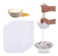 Pieces Nut Milk Bag for Straining 30x25 cm Reusable Nylon Cheesecloth for Juice Coffee Yogurt Tea ...