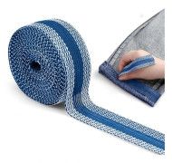 Strykbart fållband - 10 m * 2,5 cm - Fållband - Fållband för byxor - Gardinband