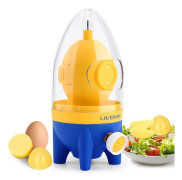 Äggrörare, Äggrörare Silikon Shaker Visp Manuell Äggvita Gul Mixer Shaker Ny