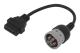 6Pin till 16PIN OBD1 till OBD2 Diagnostisk kabeldiagnostikskanneromvandlare för J1708 Heavy Duty Truck