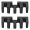 2 st adapter skydd spridare belastning racket badminton strängningsmaskin verktyg svart