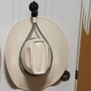 Cowboy Hatt Hållare Cowboy Rope Organizer GRÅ Grey