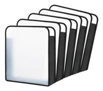 5-pack Förvaringsorganisatör för Scrapbook-papper, Expanderande Papper för 12 x 12 Ark, Scrapbook-pappersförvaring med Handtag