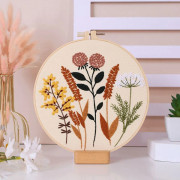 Blomsterbroderi Kit Korsstygn D D D