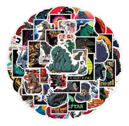 50 st Godzilla Jättemonsterdekaler Skateboard Anime Dekaler iPhone Pad Bagage