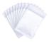 100 Pieces Holographic Packaging Bags Storage Bag for Food (Translucent Matte White, 12x18cm)