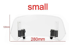 Motorcykel Vindruta Förlängning Justerbar Spoiler Deflektor Passar Honda Goldwing 1800 Gl1800 F6c Goldwing Gl1800 Goldwing F6b Liten Transparent