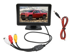 4,3-tums LCD-backup-skärm DC 12V vridbar bakifrån Back-up-skärm för billastbil RV minivan