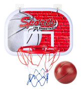 Mini Basketbollkorg 34 x 30 cm Inomhus Basketbollset med Bollpump Leksakspresent för Barn Vuxna