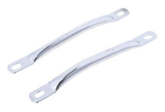 2st Motorcykel Bakre Handtag Stång Räls för Suzuki GN125 GS125 - Silver