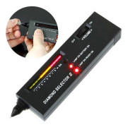För 2024 Diamond Selector II Guldtestkit - Med ädelstenspenna, portabel elektronisk diamanttestare med LED, smyckestestare