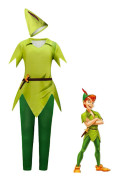 2025 Senaste Modell Dressy Daisy Peter Pan Kostym med Hatt för Spädbarn Småbarn & Små Pojkar Halloween Utklädningsset Storlek 18 Månader till