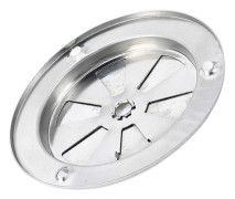 1st Rostfritt Stål Spjäll Luftventil BBQ Grill Rökare Avgasventil Spis Kökstillbehör Grilltillbehör 9.5cmx9.5cmx3cm TVI