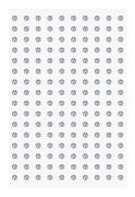 Självhäftande ansiktshår ädelstenar Rhinestones Crystal Sticker Body J 4mm/160pcs