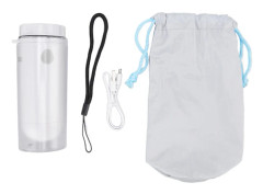 Bärbar Bidé 230ml USB Uppladdningsbar Effektiv Vattenbesparande Enkel Användning Bärbar Bidéspruta för Toalett Resa Transparent Flaska