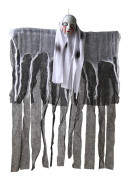 Halloween Hängande Skelett Spöken Dekor Gaze Skalle Spökhus Dekorativa rekvisita för inomhus utomhus 60*85