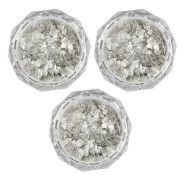 Glänsande krossad sten Magiska naturliga glimmerflingor Glitter för hartsmålning Konst och hantverk, nagelkonst, DIY-dekoration Löv Multi-användning