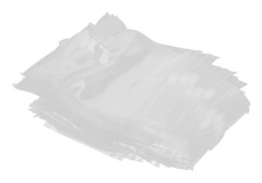 100 st Transparent PVC Zip Organizer Väska 11,5x8cm för Smycken Hänge Förvaring