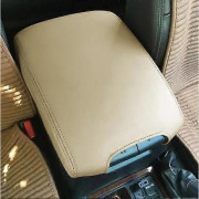 För Toyota Land Cruiser Prado, Mikrofiberläder Central Armstödsskydd (beige)