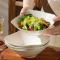 Skålset för sallad & popcorn, lättviktsplast, splittringsresistent, stapelbar