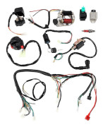 Elektrisk Stator Spole Kabelhärva Solenoid Relä För 4-takts ATV 50cc 70cc 110cc 125cc Pit Dirt Bike Go Kart