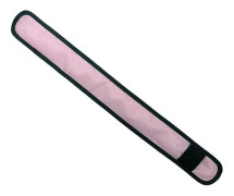Cykelklämmor Reflexband Reflexremsor För Kläder Sport Reflex Armband Reflex Säkerhetsring (Rosa)