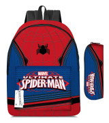 Marvel Spider-Man Ryggsäck och Pennfodral 2-Delsset-00