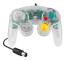Transparent Gul GameCube Trådbunden Handkontroll, Kompatibel med Wii och Klassiska NGC-spel